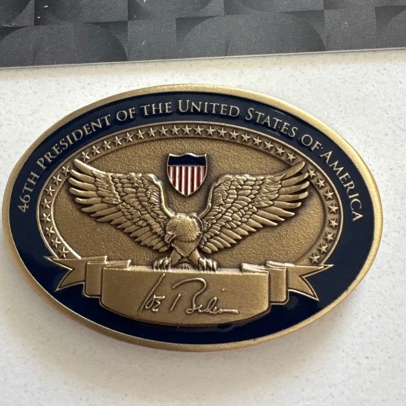 46th President of the United States POTUS Joseph Biden Oval RARE Challenge Coin